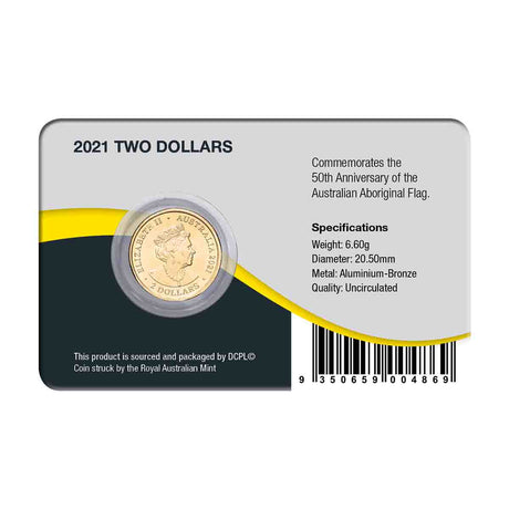 Aboriginal Flag 2021 $2 Al-Br Coin Pack