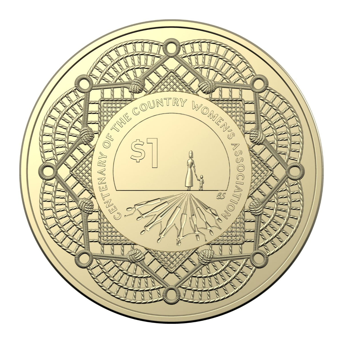 Australia Country Women's Association Centenary 2022 $1 Aluminium-Bronze Uncirculated Coin