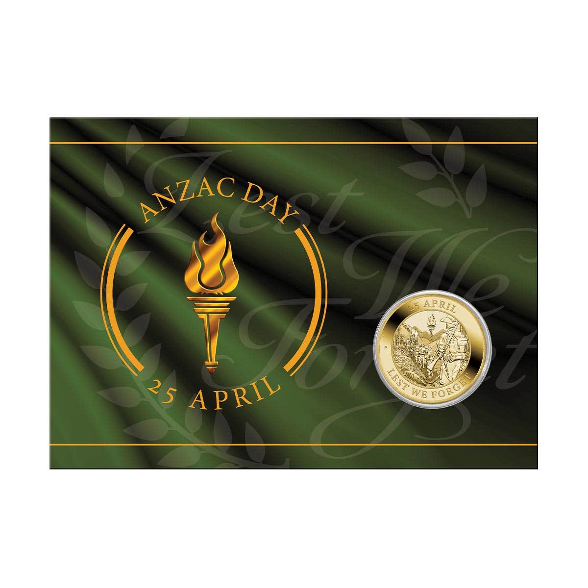 Anzac Day Lest We Forget 2022 $1 AlBr Uncirculated Coin