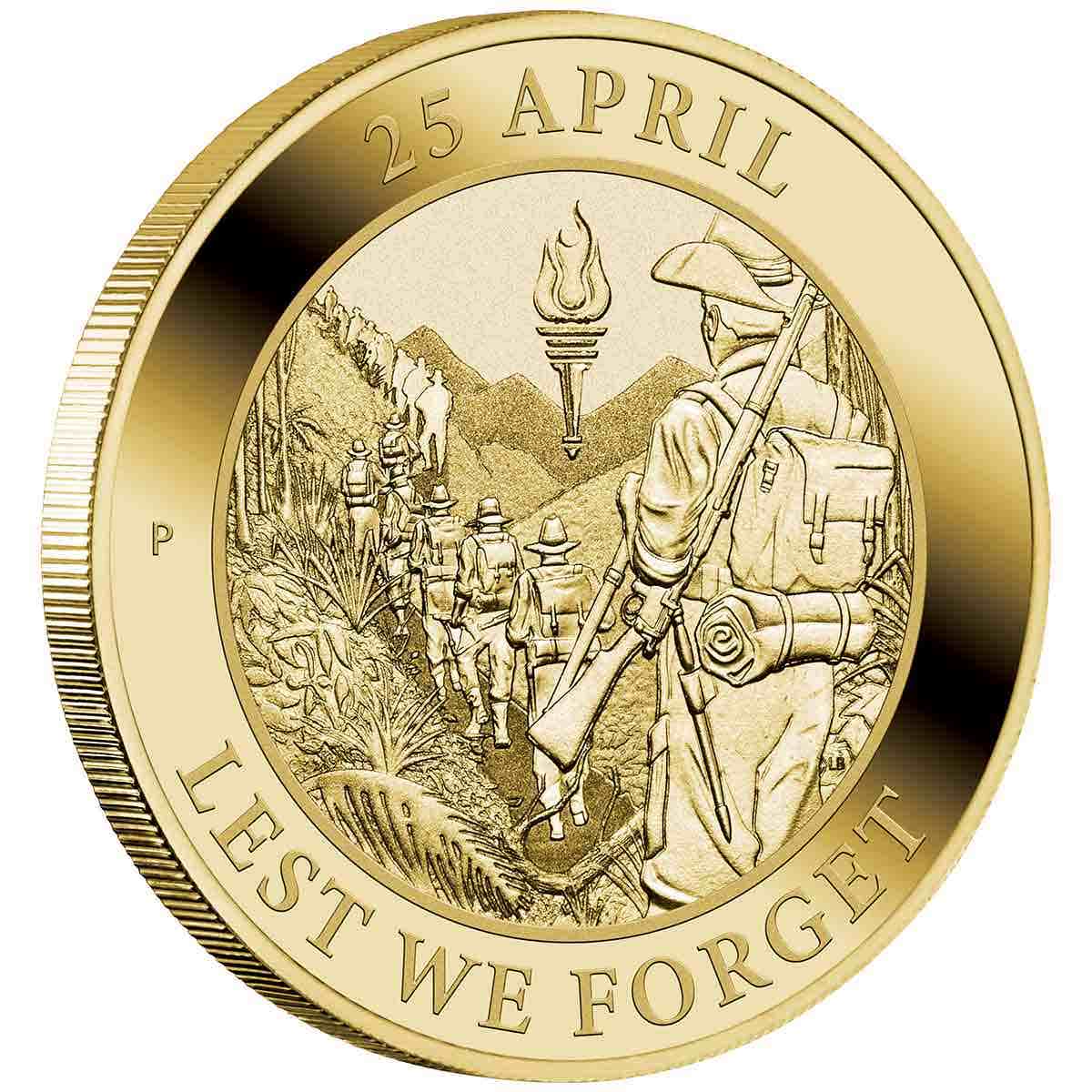 Anzac Day Lest We Forget 2022 $1 AlBr Uncirculated Coin