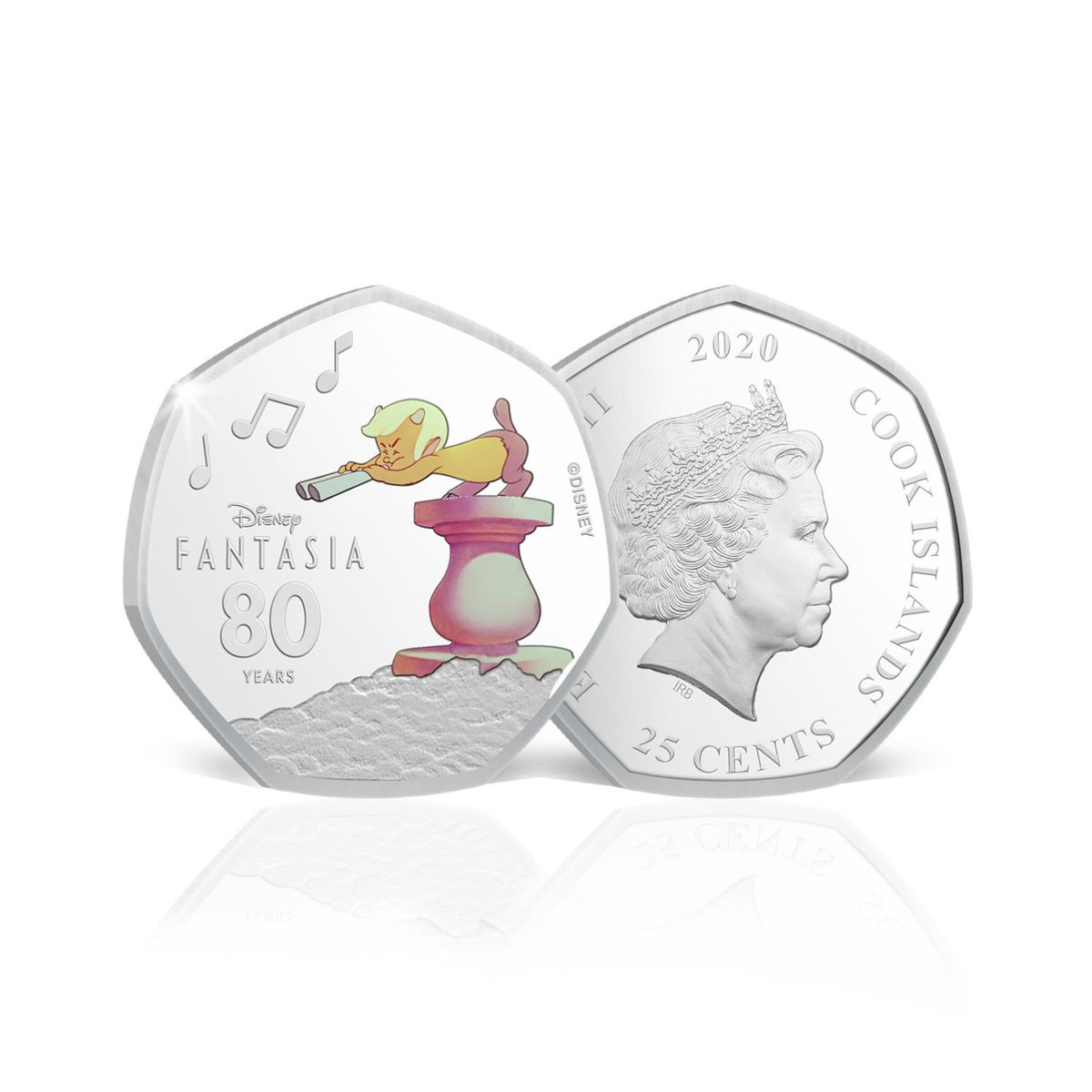 The Fantasia 80th Anniversary 2020 25c Centaurs Silver-plated Coin