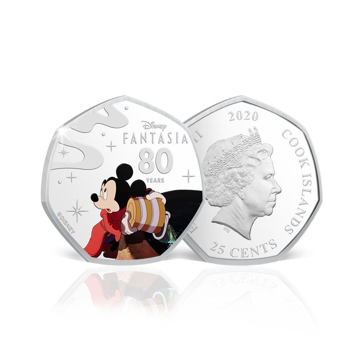 The Fantasia 80th Anniversary 2020 25c Chores Silver-plated Coin