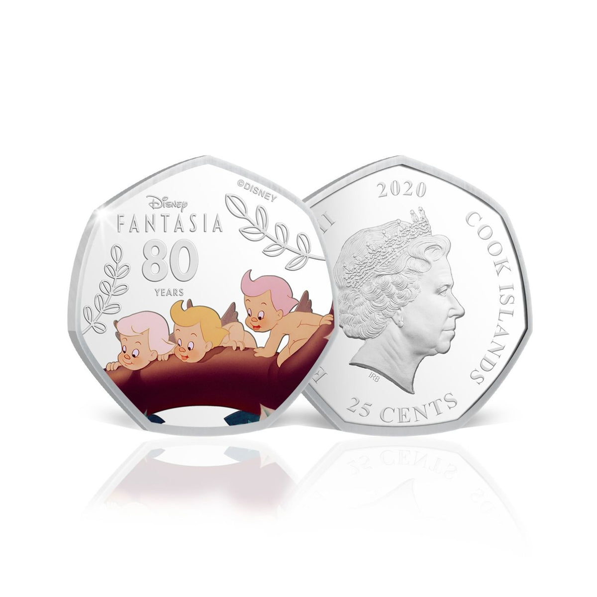 The Fantasia 80th Anniversary 2020 25c Cupids Silver-plated Coin