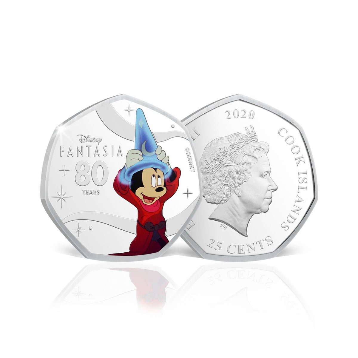 The Fantasia 80th Anniversary 2020 25c Sorcerer's Hat Silver-plated Coin