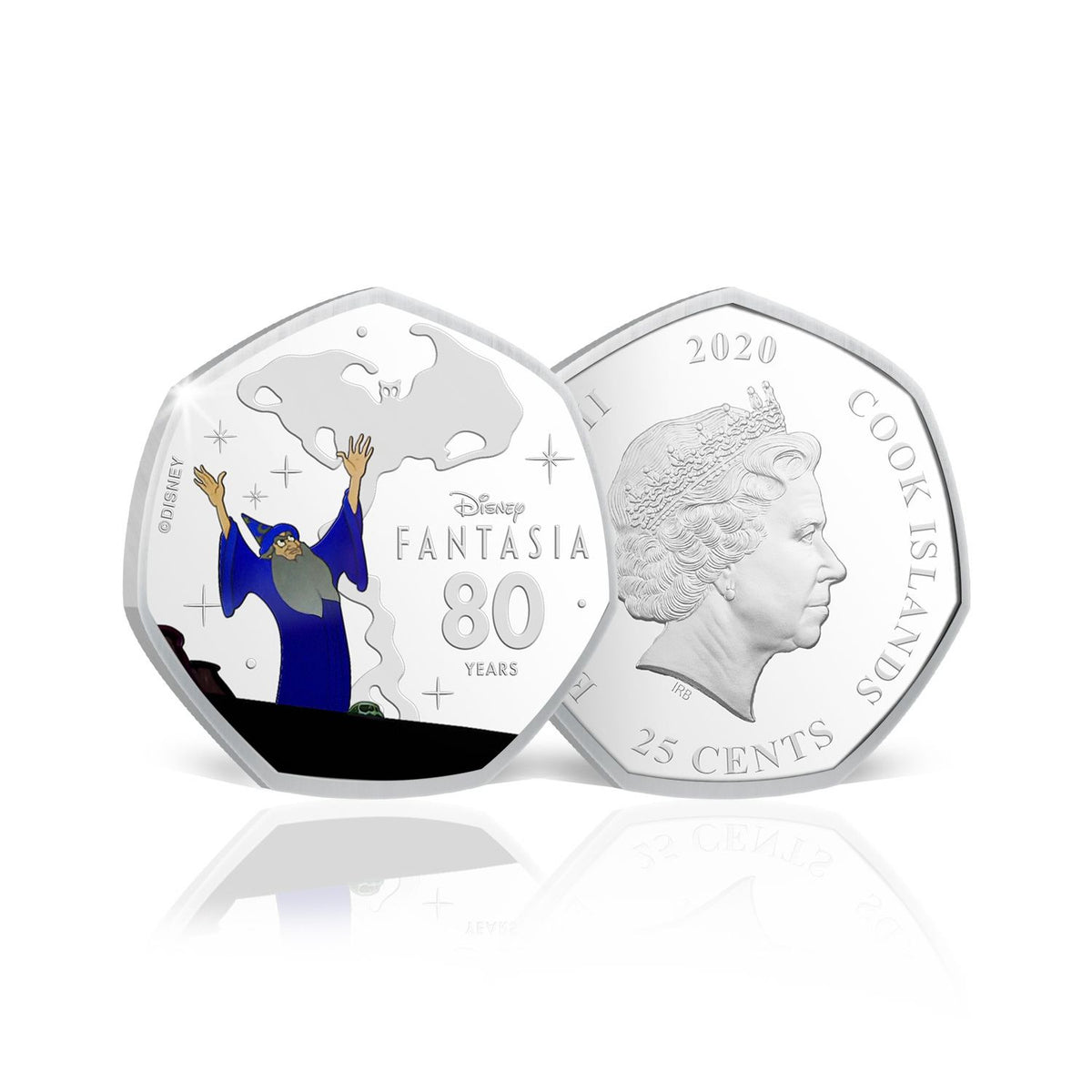 The Fantasia 80th Anniversary 2020 25c Yen Sid Silver-plated Coin