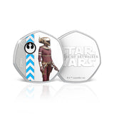 Star Wars Lightside Zorii Silver-plated Prooflike Medallion