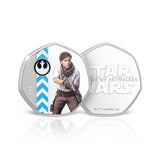 Star Wars Lightside Poe Silver-plated Prooflike Medallion
