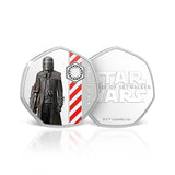 Star Wars Darkside Knights of Ren Gun Silver-plated Prooflike Medallion