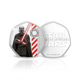 Star Wars Darkside Kylo Ren Silver-plated Prooflike Medallion