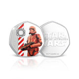 Star Wars Darkside Sith Trooper Silver-plated Prooflike Medallion