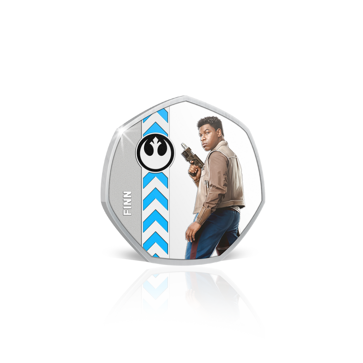 Star Wars Lightside Finn Silver-plated Prooflike Medallion