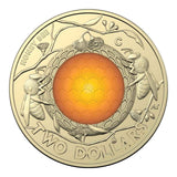 Australia Honey Bee 2022 $2 Coloured Uncirculated 'C' Mint Mark Coin