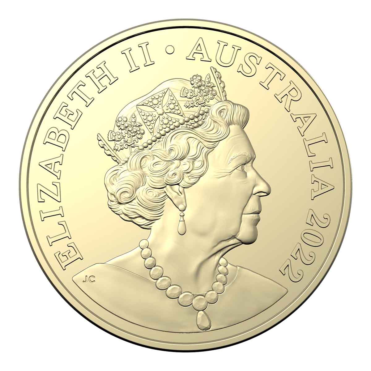 Australia Honey Bee 2022 $2 Coloured Uncirculated 'C' Mint Mark Coin