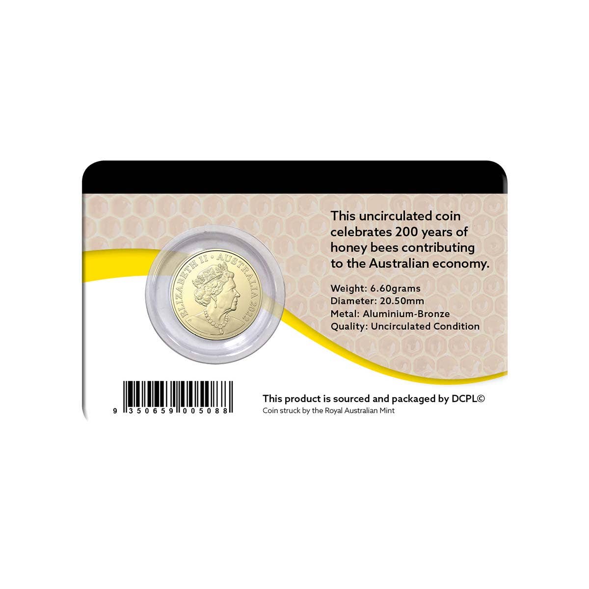 Honey Bee 2022 $2 Coloured Coin AlBr Pack