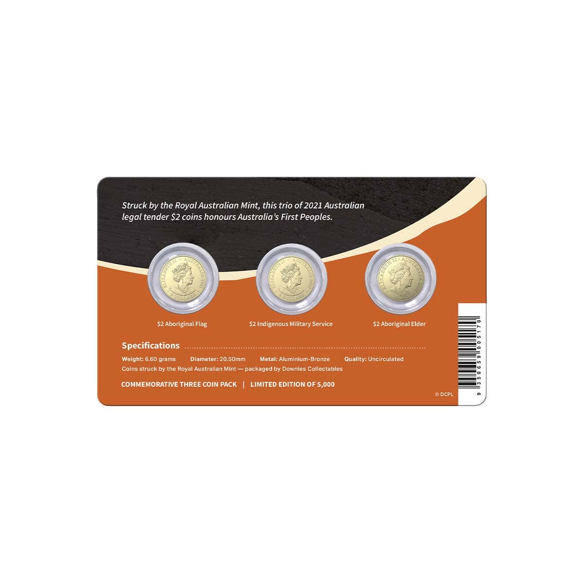 First Nations 2021 $2 Uncirculated 3-Coin Set – Downies Collectables