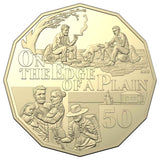 Henry Lawson On the Edge of the Plain 2022 50c AlBr Uncirculated Coin