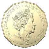 Henry Lawson On the Edge of the Plain 2022 50c AlBr Uncirculated Coin