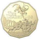 Henry Lawson The Loaded Dog 2022 50c AlBr Uncirculated Coin