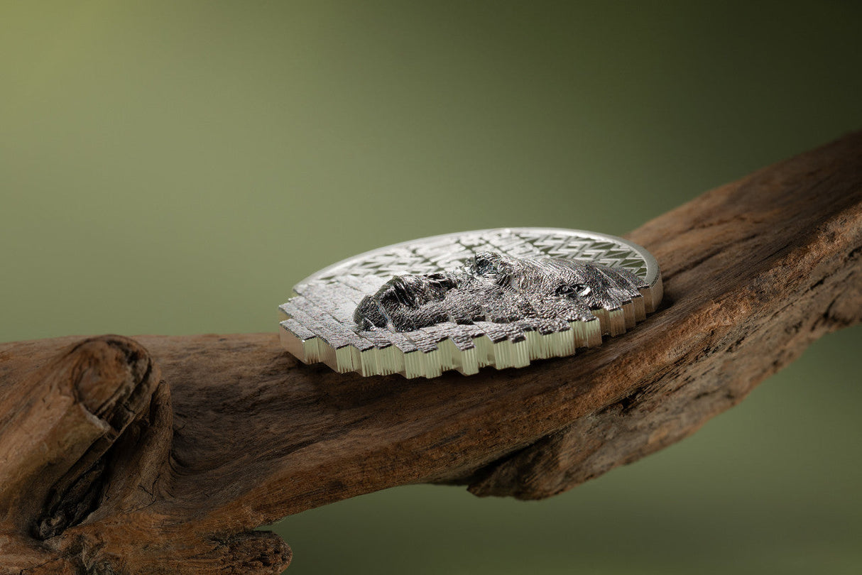 Gorilla 2025 $10 Ultra High Relief 2oz Silver Proof Coin