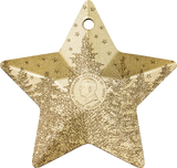 Winter Forest Star 2025 $5 Gold-plated 1oz Silver Coin