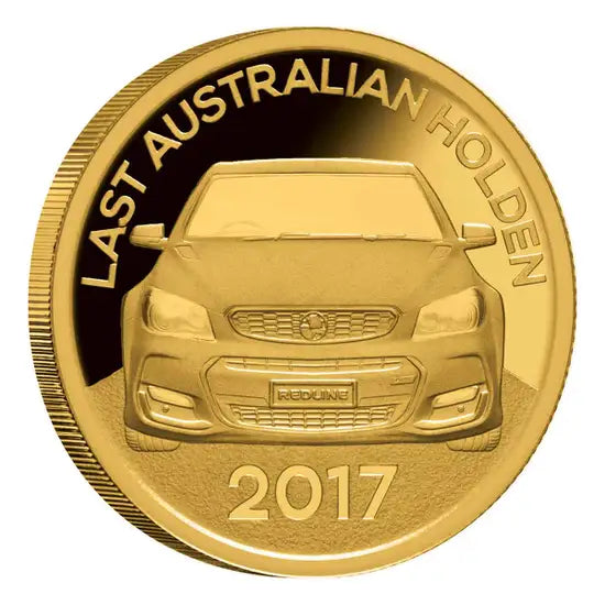 Holden First and Last Car Gold Prooflike Medallion
