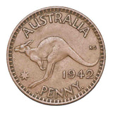 1942 Bombay Penny No 'I' Mintmark & Standard Type Pair Fine