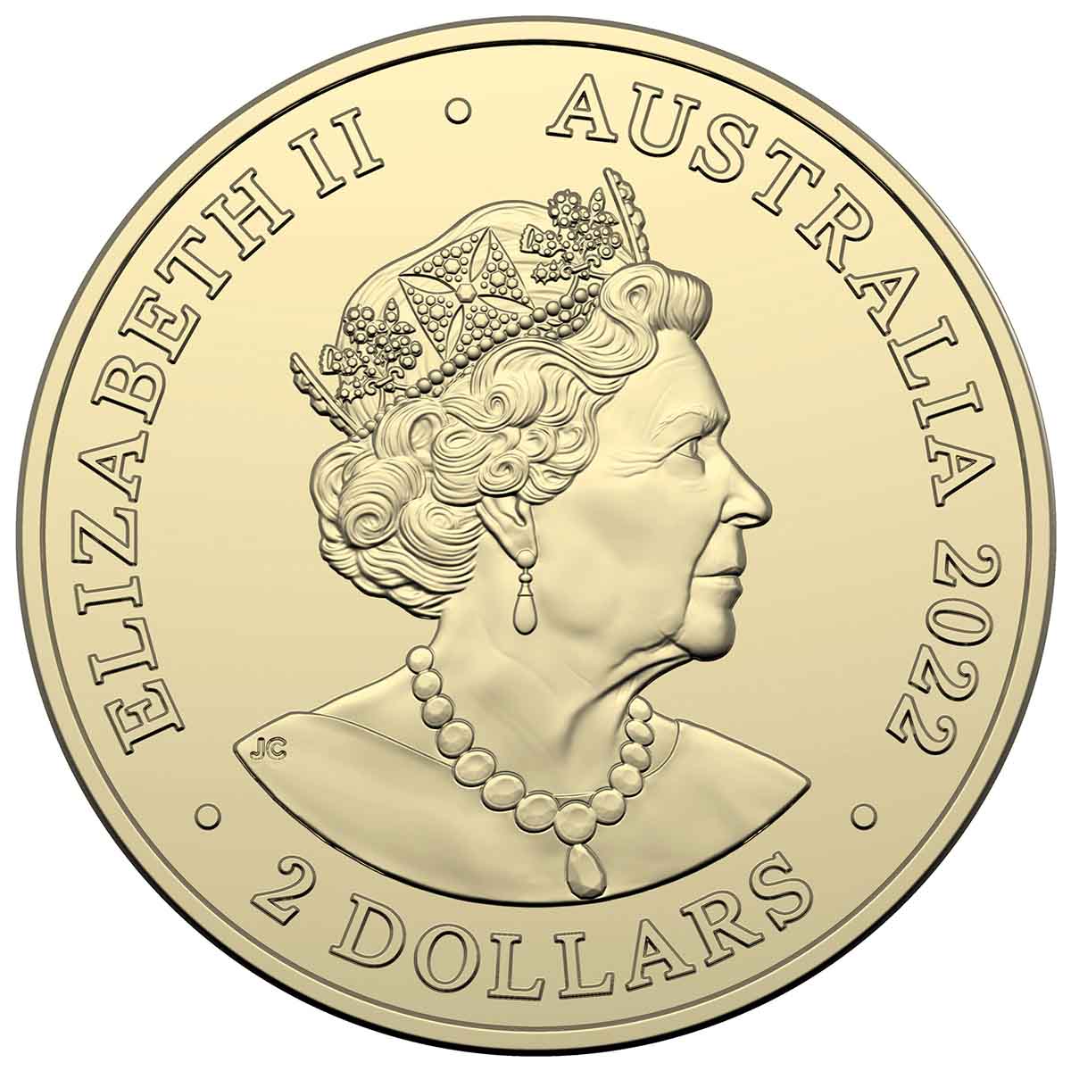 Australia Peacekeeping 2022 $2 C Mintmark Colour Aluminium-Bronze Uncirculated Coin