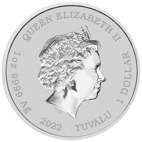 James Bond Crest 2022 $1 1oz Silver Uncirculated Coin
