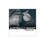 Australia at Night 2023 $1 Flying Fox 1oz Silver Black Proof Coin