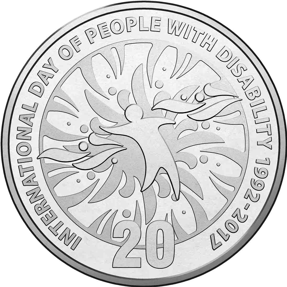 International Day People with Disability 2017 20c Uncirculated Coin