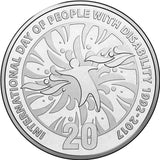 International Day People with Disability 2017 20c Uncirculated Coin