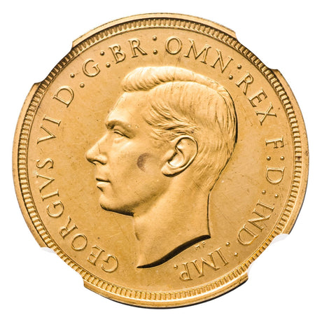 Great Britain George VI 1937 Gold Sovereign Proof NGC PR64