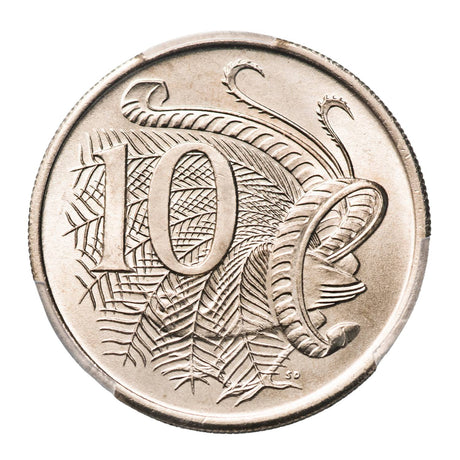 Australia Royal Mint 1966 10c Coin PCGS MS67 (Gem Uncirculated)