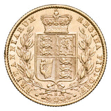 Queen Victoria 1873 St George & Shield Gold Sovereign Pair