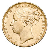 Queen Victoria 1873 St George & Shield Gold Sovereign Pair