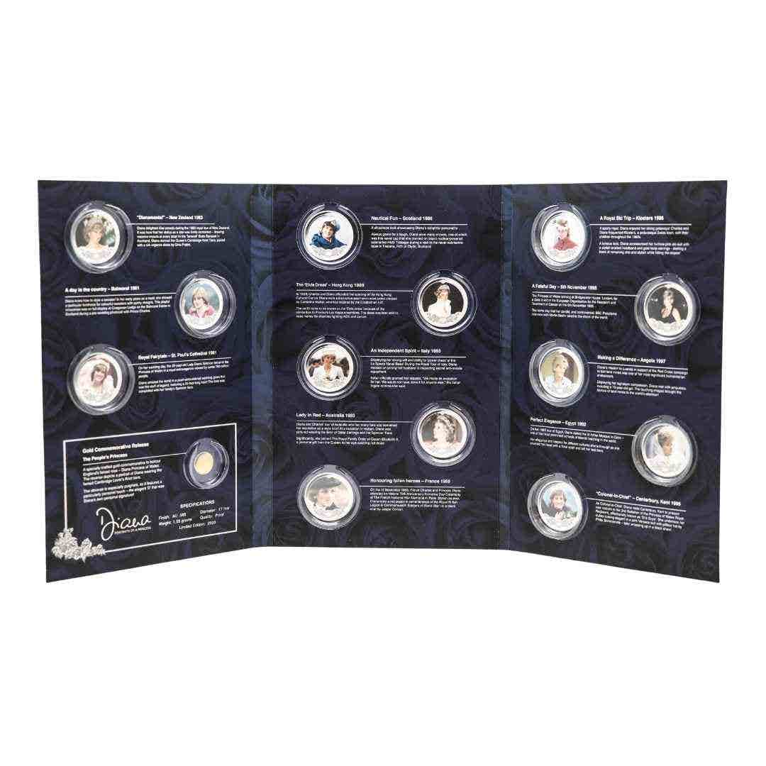 Diana, Portraits of a Princess Commemorative Trio in Collection Folder