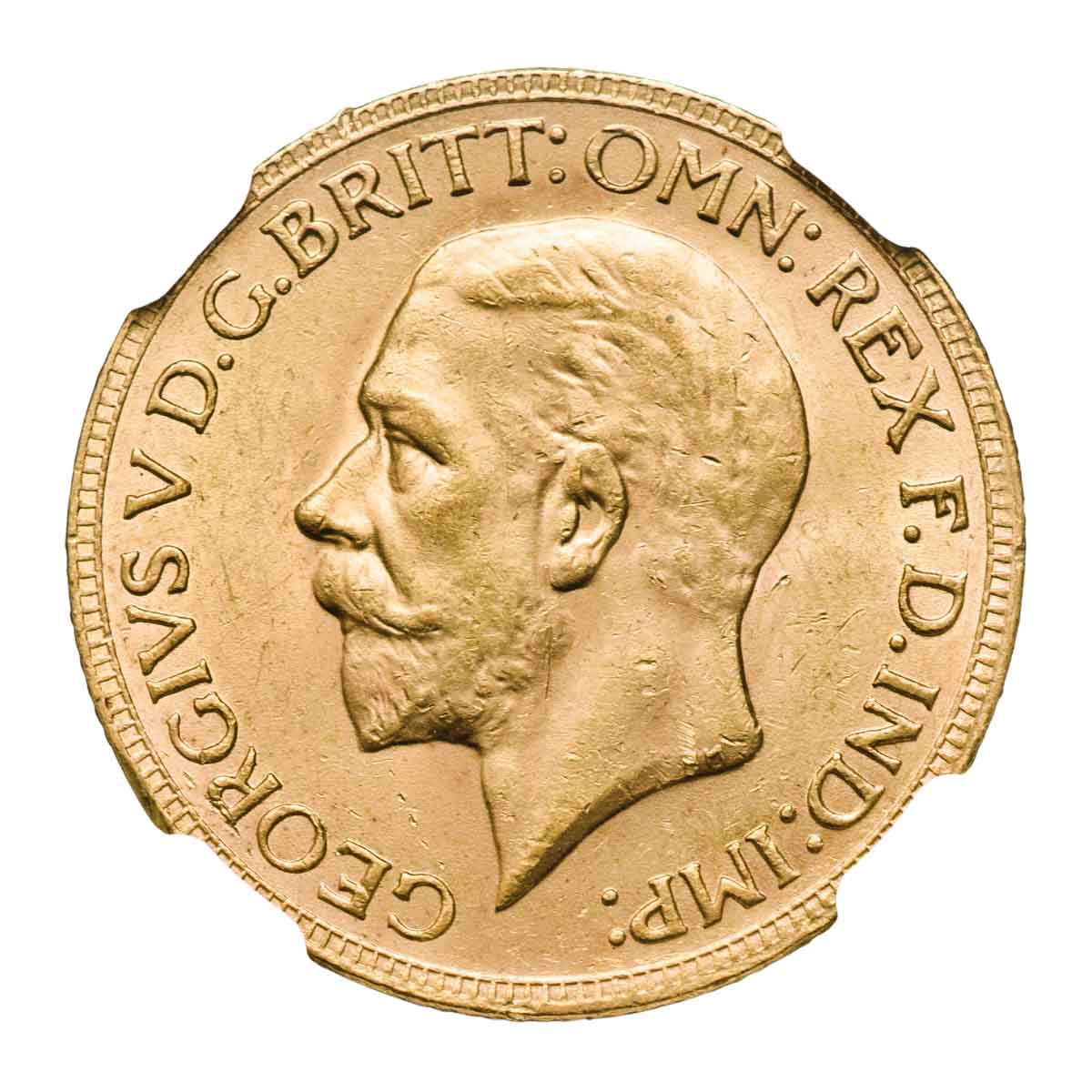 1931 Perth George V Gold Sovereign NGC MS64 (Choice Uncirculated)