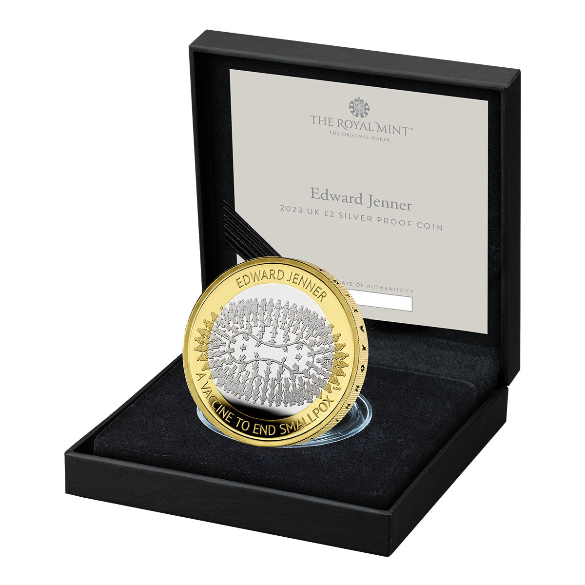 Edward Jenner 2023 £2 Silver Proof Coin