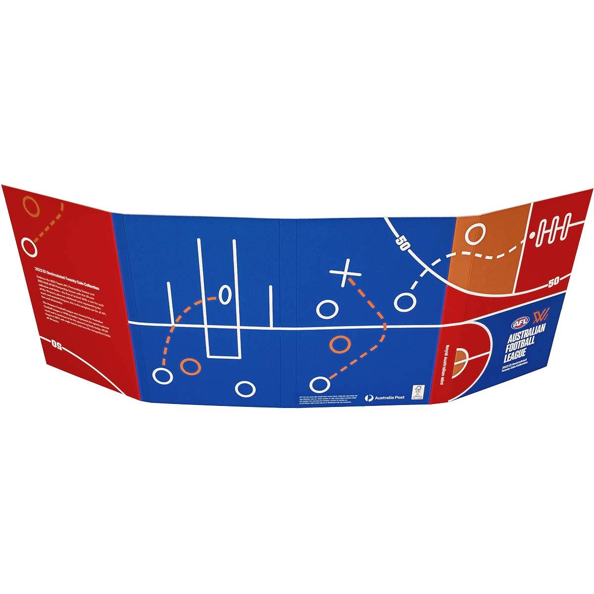 Australia AFL 2023 $1 Uncirculated Aluminium-Bronze 20-Coin Collection