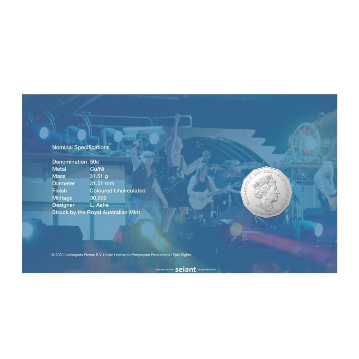 Buy AC/DC Coins Online | Downies Collectables