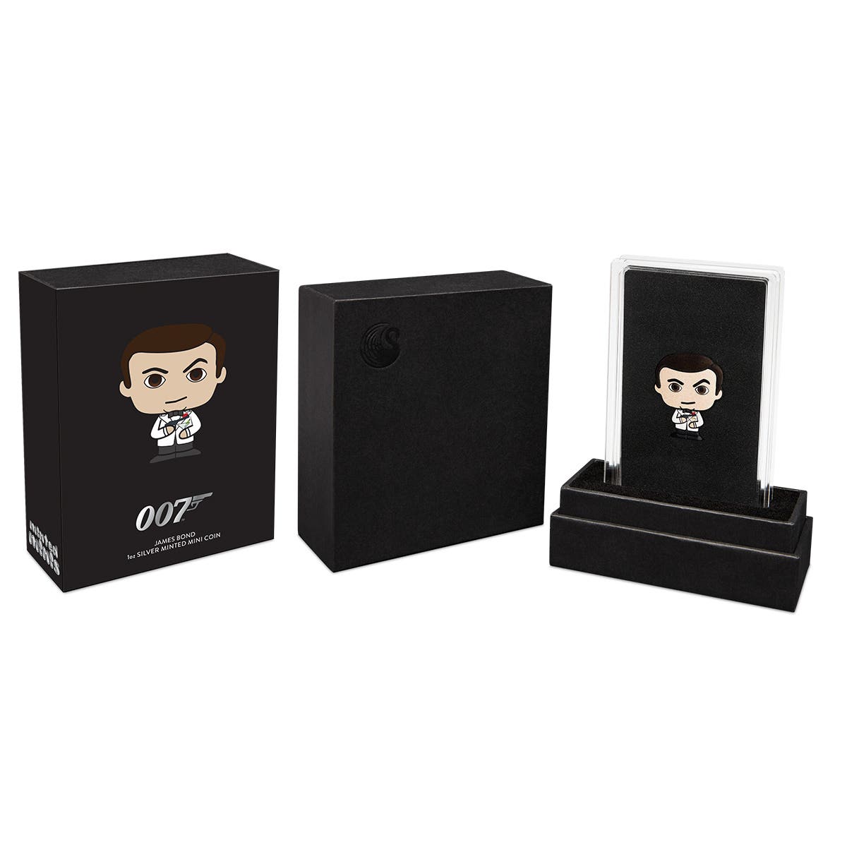 James Bond 2023 $1 Mini 1oz Silver Uncirculated Coin