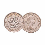 Australia 1910-63 Shilling Good-Uncirculated 49-Coin Collection