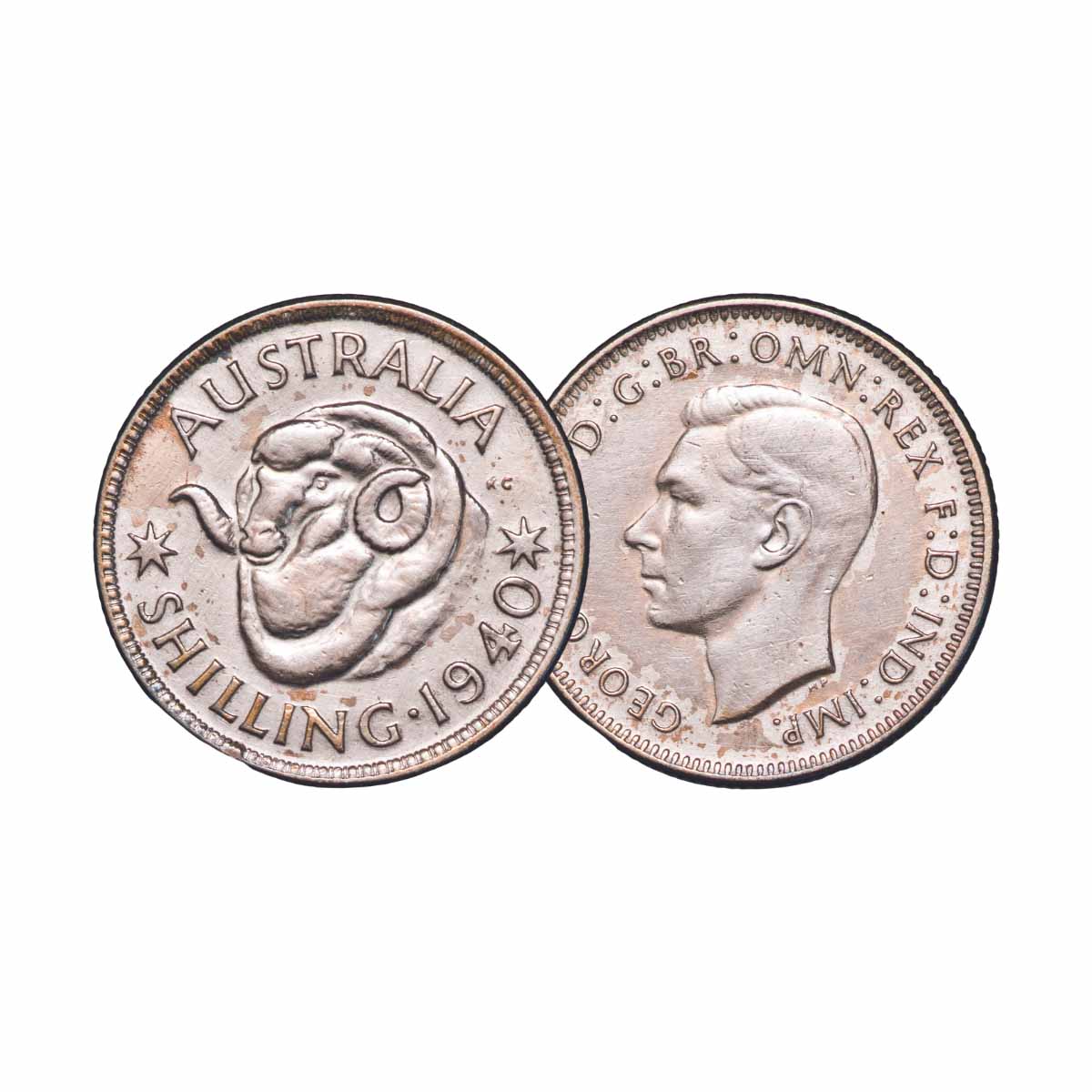 Australia 1910-63 Shilling Good-Uncirculated 49-Coin Collection
