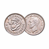 Australia 1910-63 Shilling Good-Uncirculated 49-Coin Collection