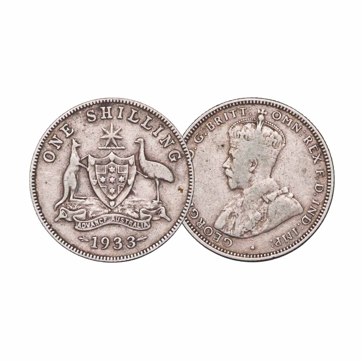 Australia 1910-63 Shilling Good-Uncirculated 49-Coin Collection