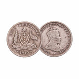 Australia 1910-63 Shilling Good-Uncirculated 49-Coin Collection
