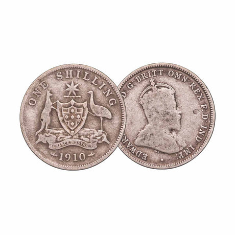 Australia 1910-63 Shilling Good-Uncirculated 49-Coin Collection