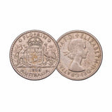 Australia 1910-63 Florin Good-Uncirculated 55-Coin Collection