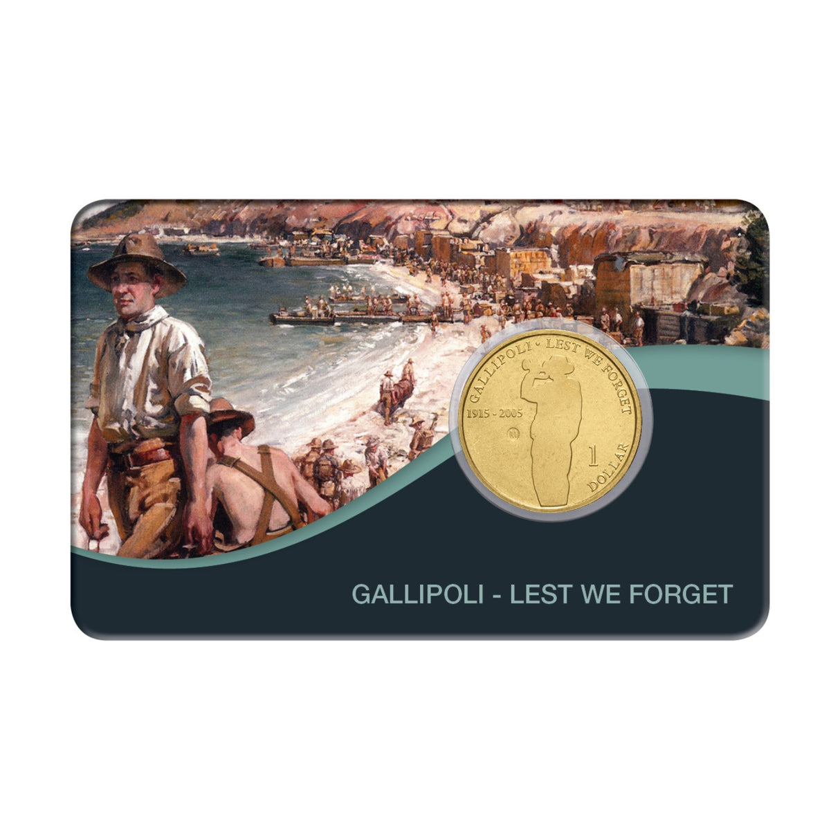 Australia Gallipoli 2005 $1 Aluminium-Bronze Uncirculated Coin Pack