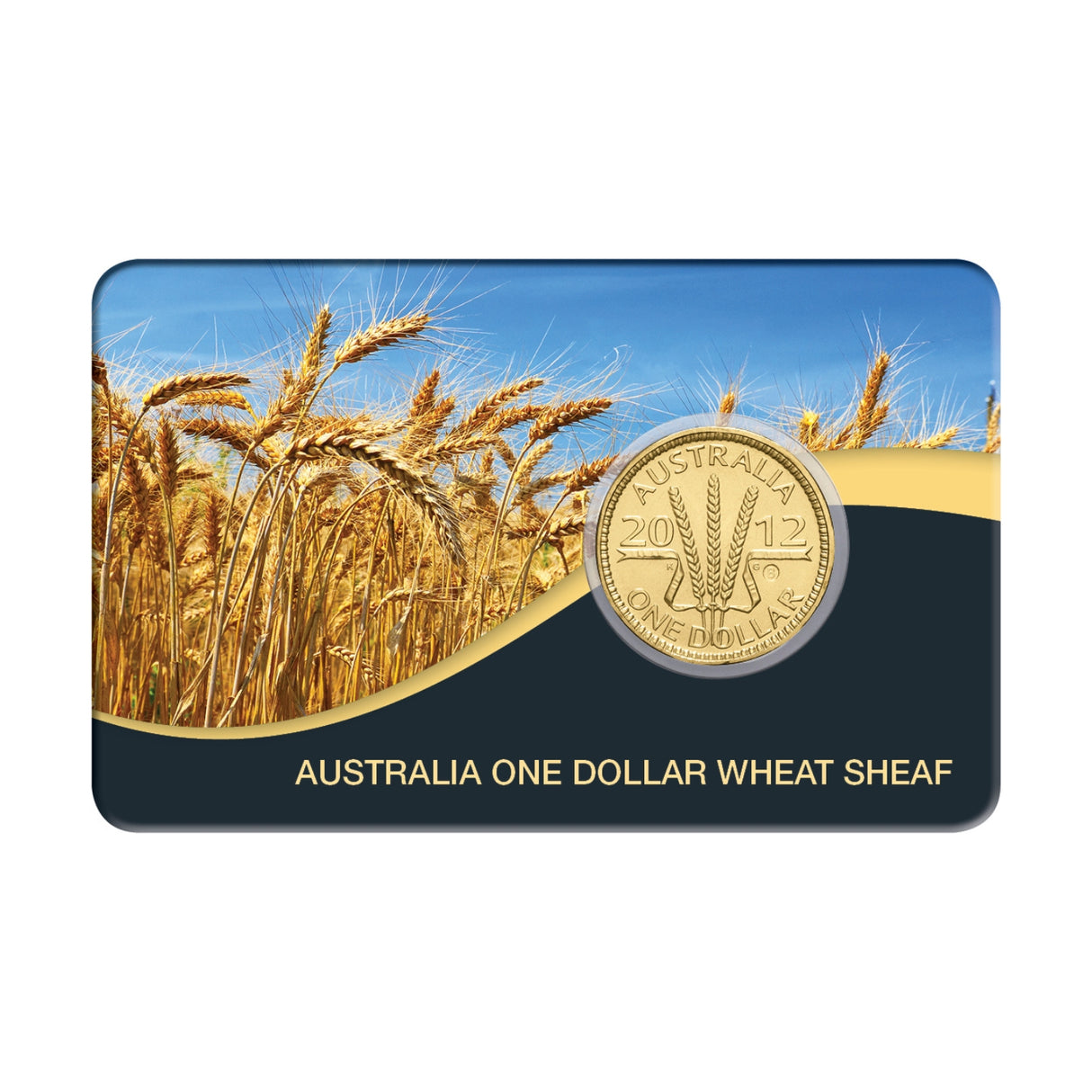 Australia Wheat Sheaf 2012 $1 Aluminium-Bronze Uncirculated Coin Pack (Mintmark/Privymark of our choice)